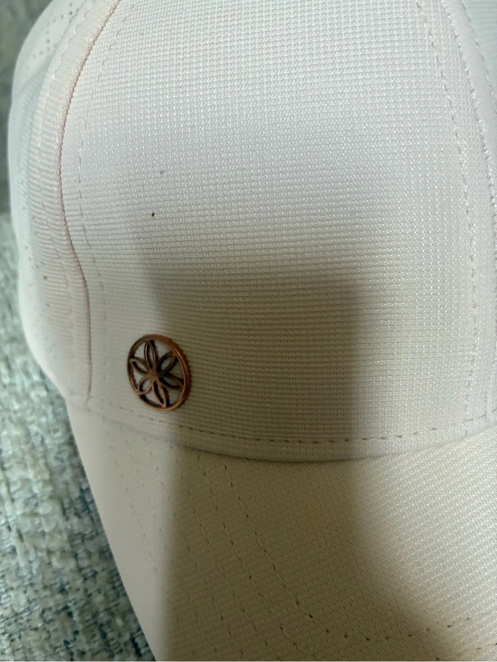 GAIAM Pale Pink Women's Baseball Cap with Rose Gold Accent